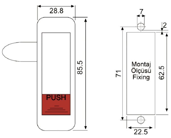 OTOMATİK PANO KİLİDİ (SB 315) - Görsel 2