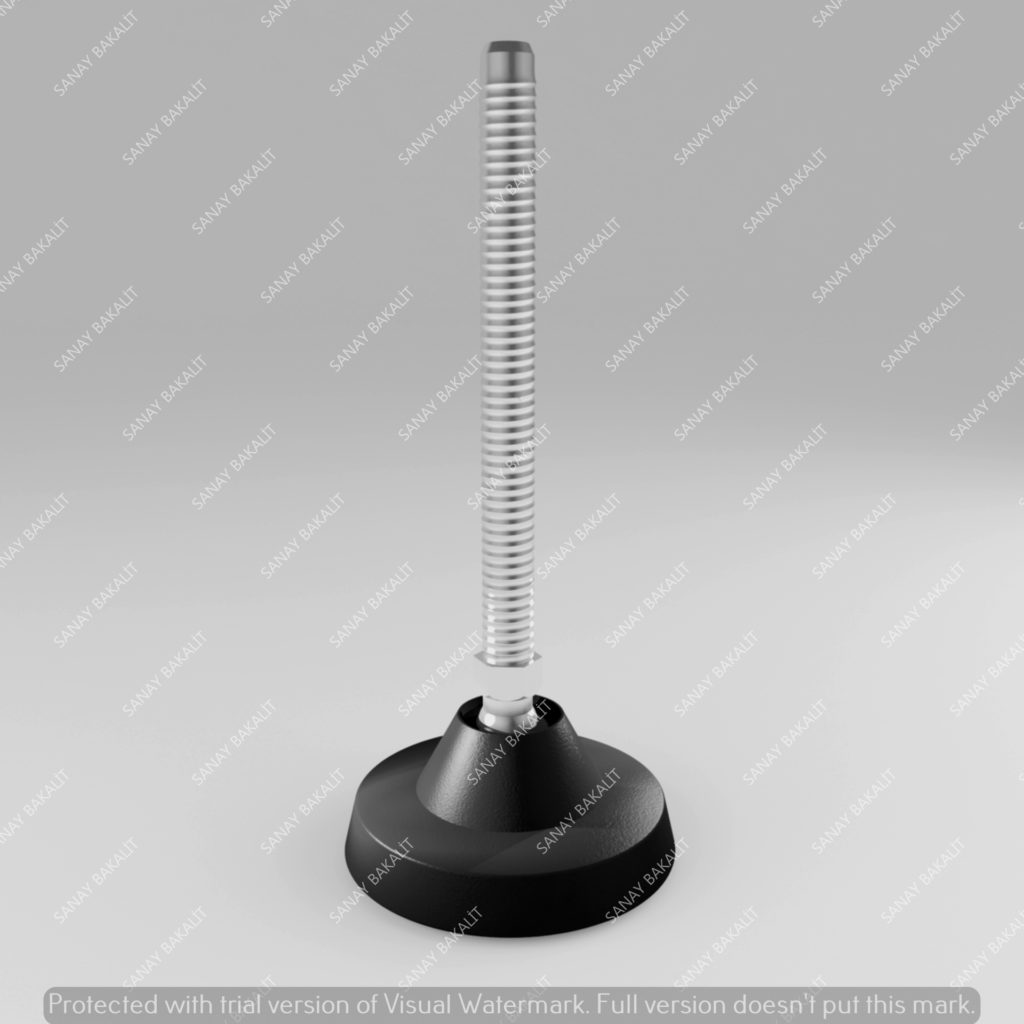PLASTİK MAKİNA AYAĞI OYNAR BAŞ KOMPLE METAL SAPLAMA (PMAKM)